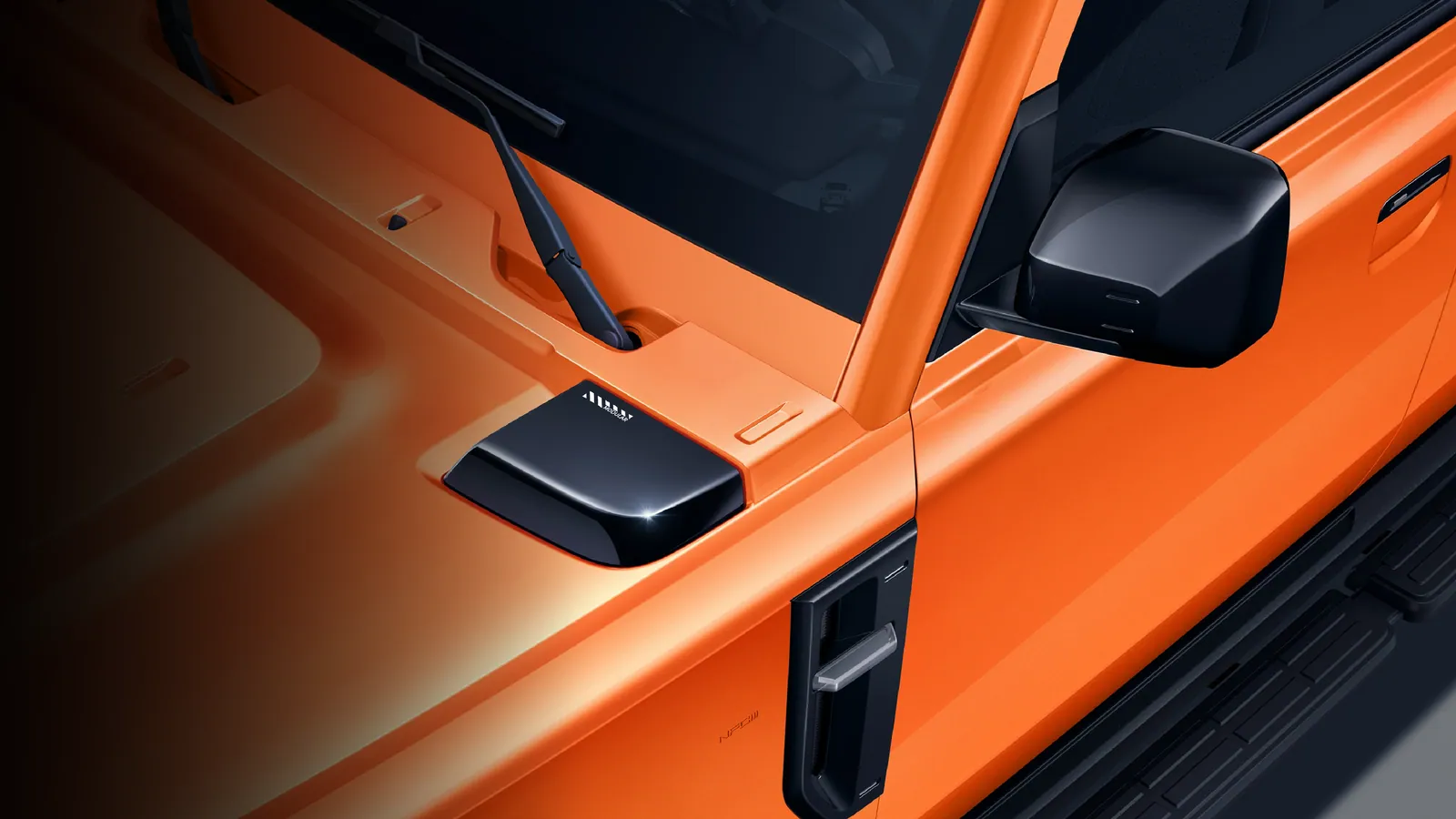 Rétroviseur extérieur du iCAUR V23 orange