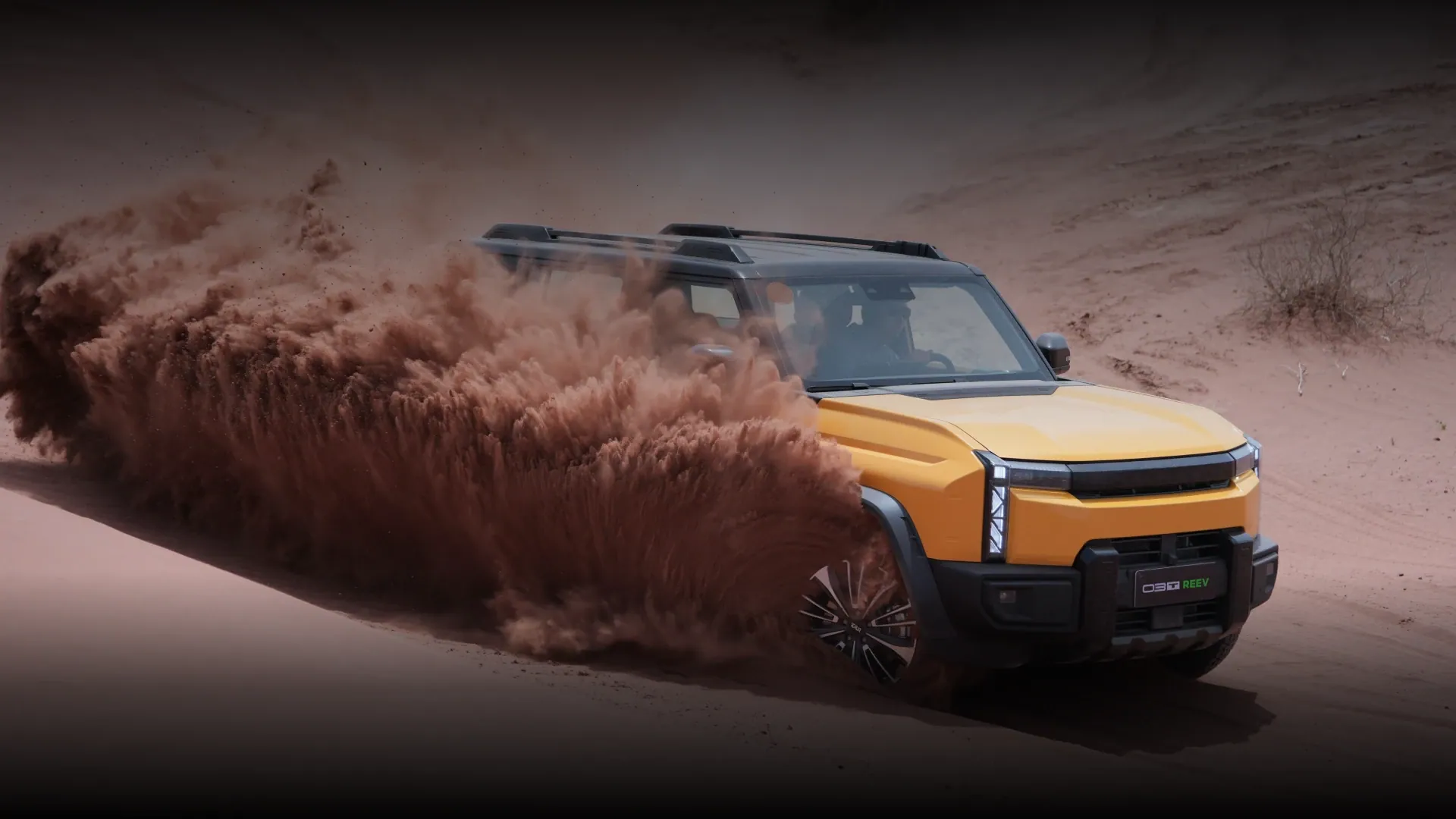 iCAUR 03T franchissant les dunes