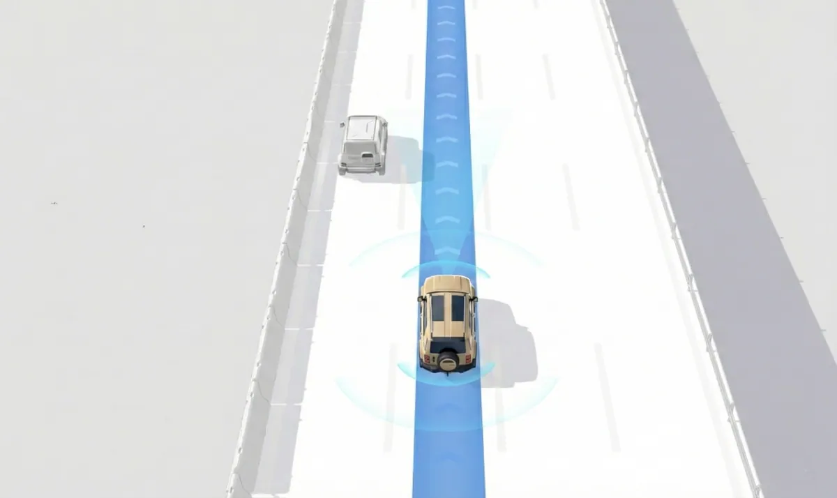 Illustration de la conduite assistée de niveau 2 du iCAUR V27